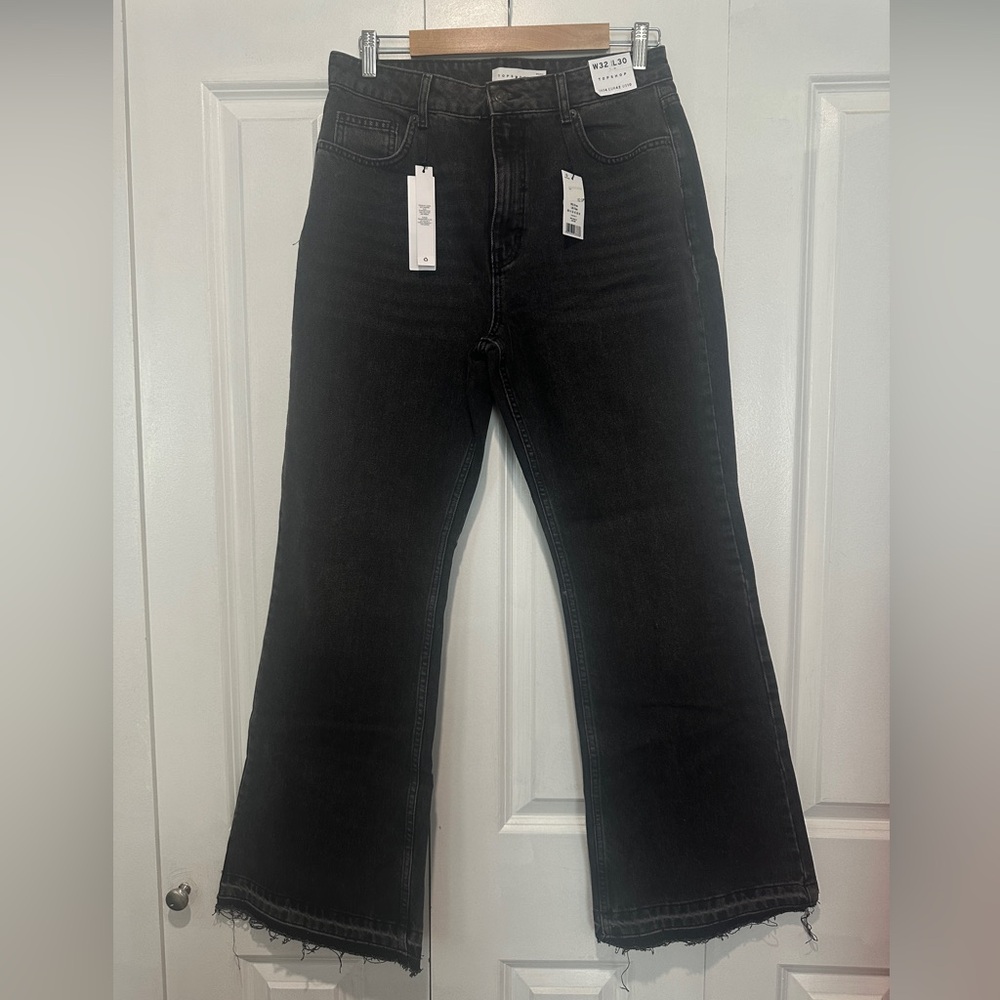 Topshop High wasted Flare Jeans NWT US10 W32 L30